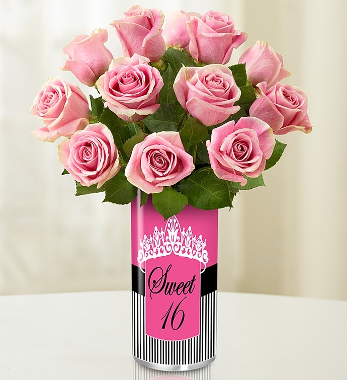 Sweet Sixteen Flower Money Bouquet Gift New