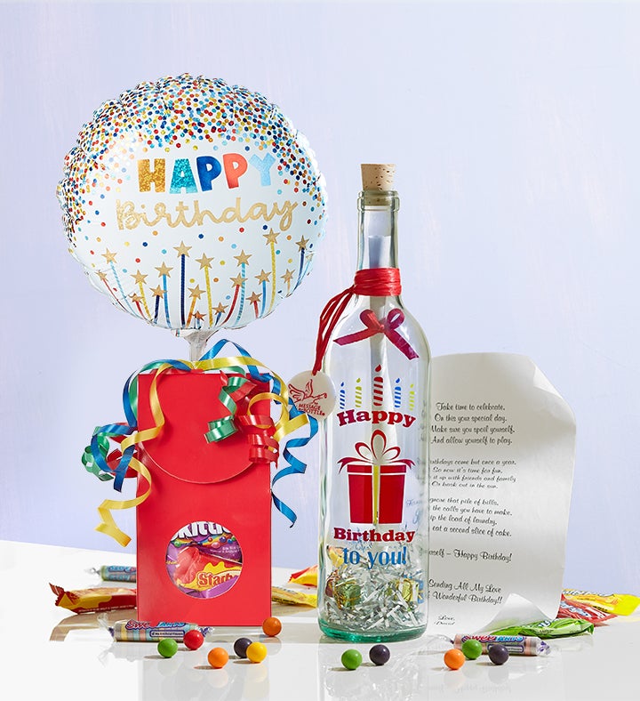 Personalized Message in a Bottle® Happy Birthday