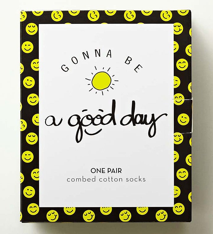 Good Day™ Smiley Socks for Men or Women