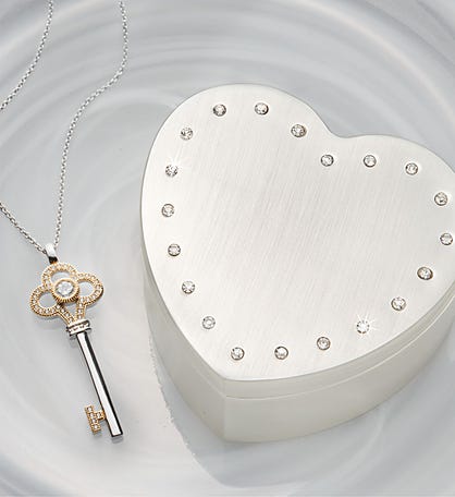 The Date to Remember Classic Key Necklace