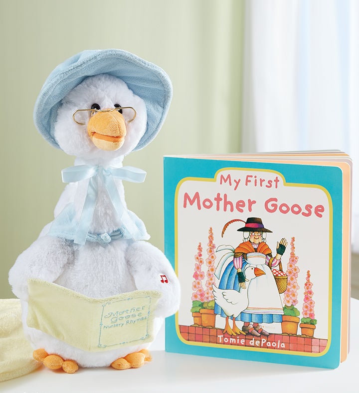 Animated Mother Goose Plush & Book