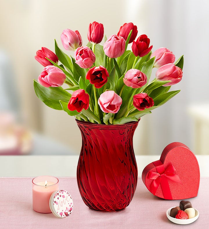 15 Stems Valentine’s Day Tulips