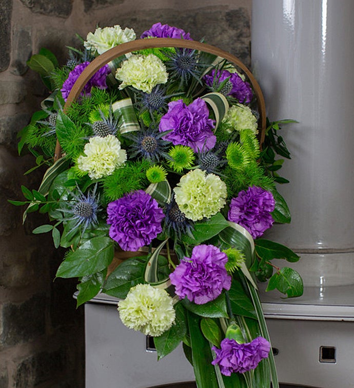 Purple and Lime Basket