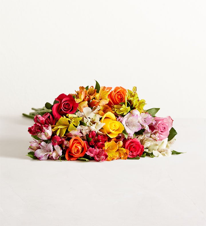 Assorted Roses & Peruvian Lilies