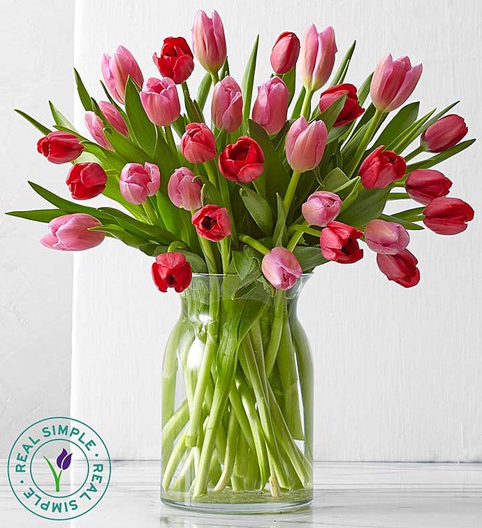 Valentine's Day Tulips by Real Simple