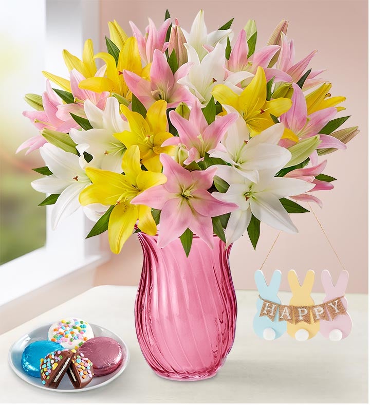 Sweet Spring Lilies for Easter