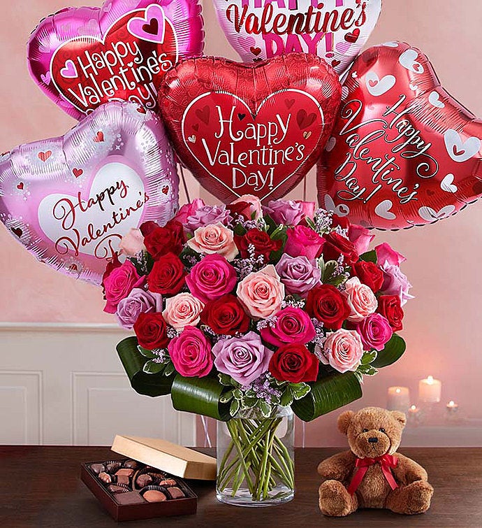 Dazzling Romance Rose Bouquet™