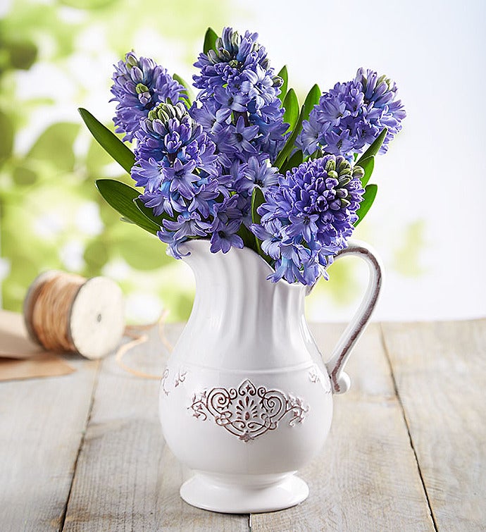 Fresh Market Blue Hyacinth Bouquet