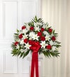 Heartfelt Sympathies™ Standing Basket- Red & White