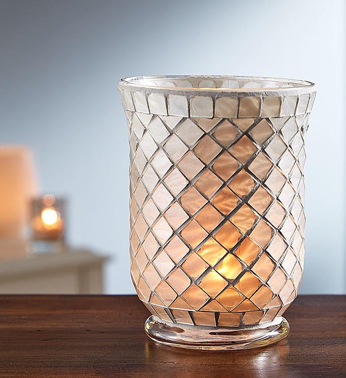 Floral Melody™ in White Mosaic Vase 161273