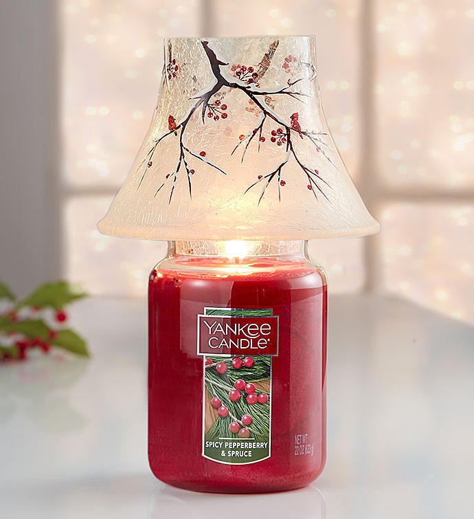 Yankee Candle® Winter Cardinal Shade and Large Jar