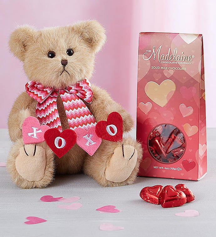 Bearington® Valentine's Day Bear & Chocolates