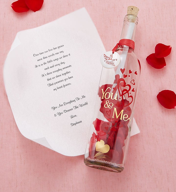 Message In A Bottle® 'You & Me' With Chocolate