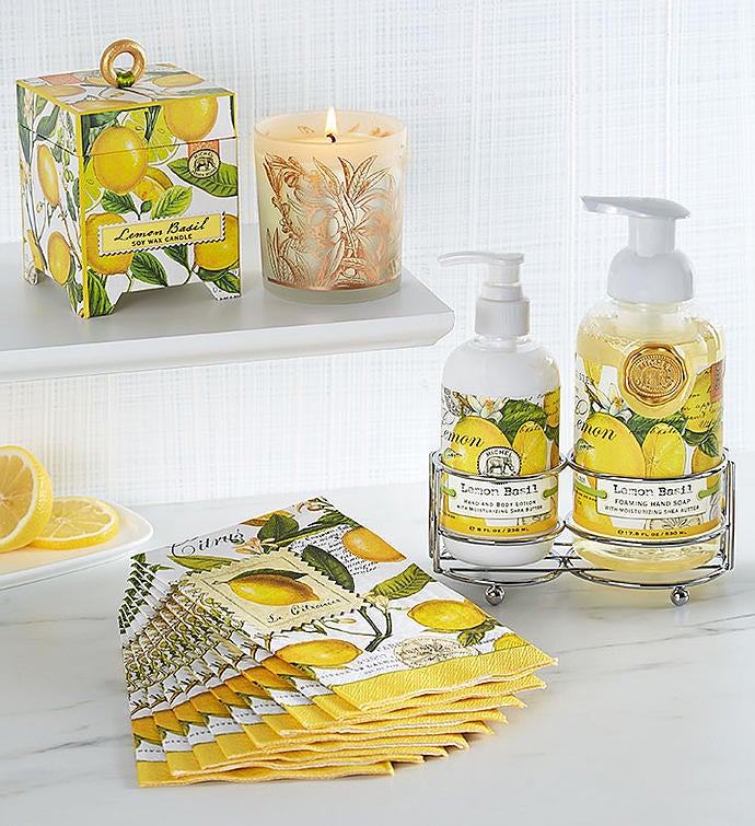 Michel Design Works® Lemon Basil Bath Essentials