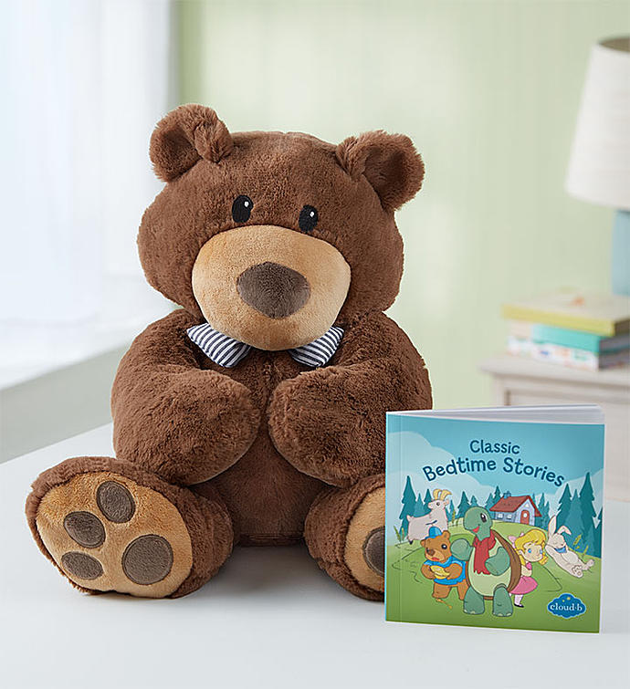 Story Time Animated Huxley Bear and Book