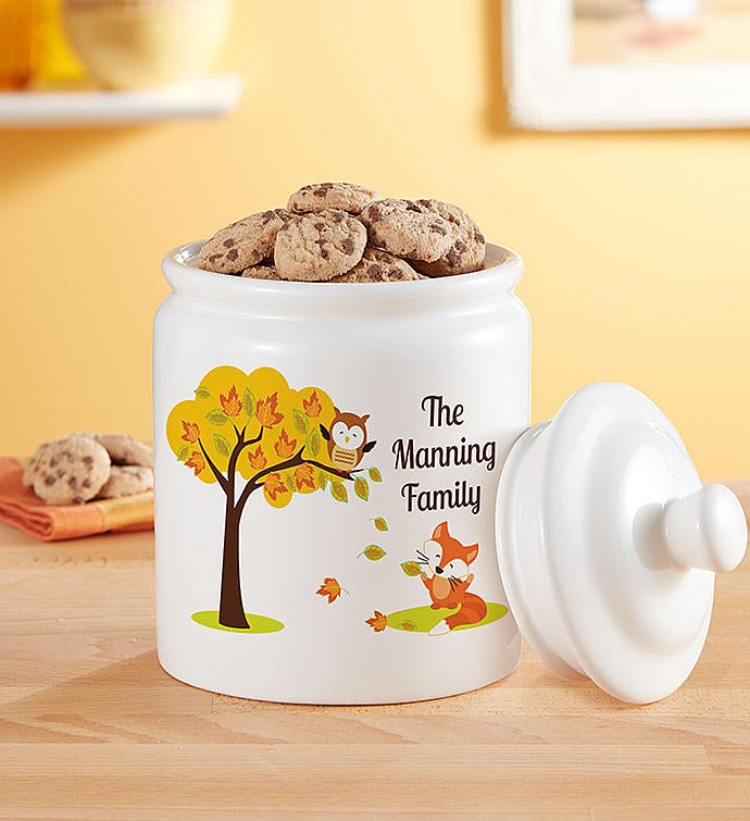 Personalized Fall Cookie Jar & Cheryl’s Cookies