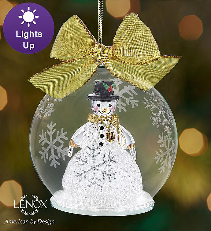 Lenox® Color Changing Snowman Ornament