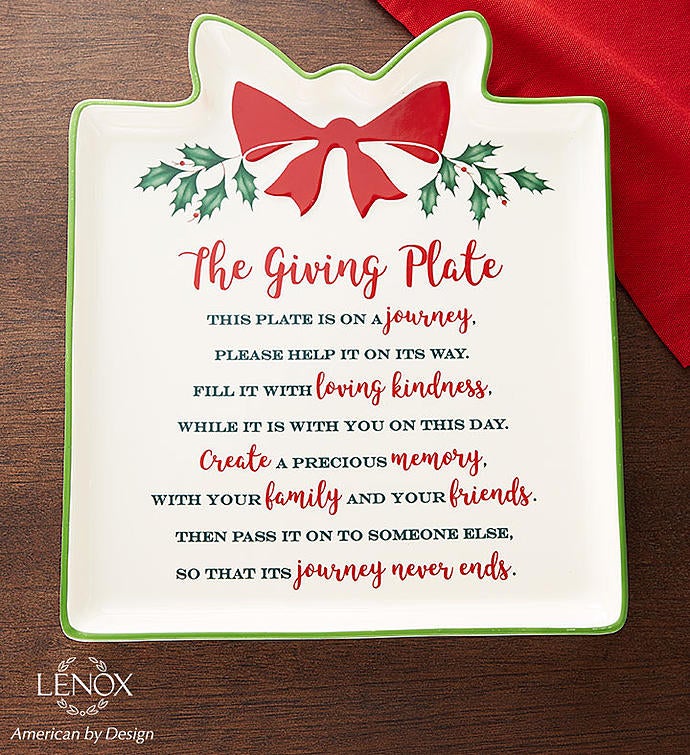 Lenox Holiday Giving Plate