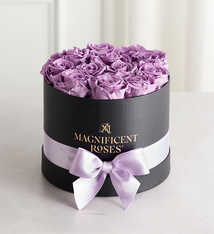Magnificent Roses® Preserved Lavender Roses