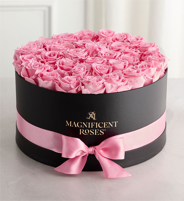 Magnificent Roses® Preserved Pink Roses