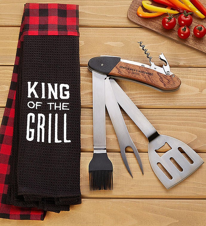 King of the Grill BBQ Gift Set