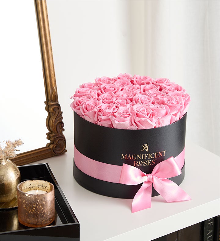 Magnificent Roses® Preserved Pink Roses