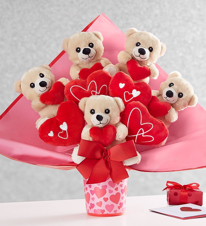 Valentine's Day Special Gift Bag with Stuffed Animal -FREE DELIVERY 