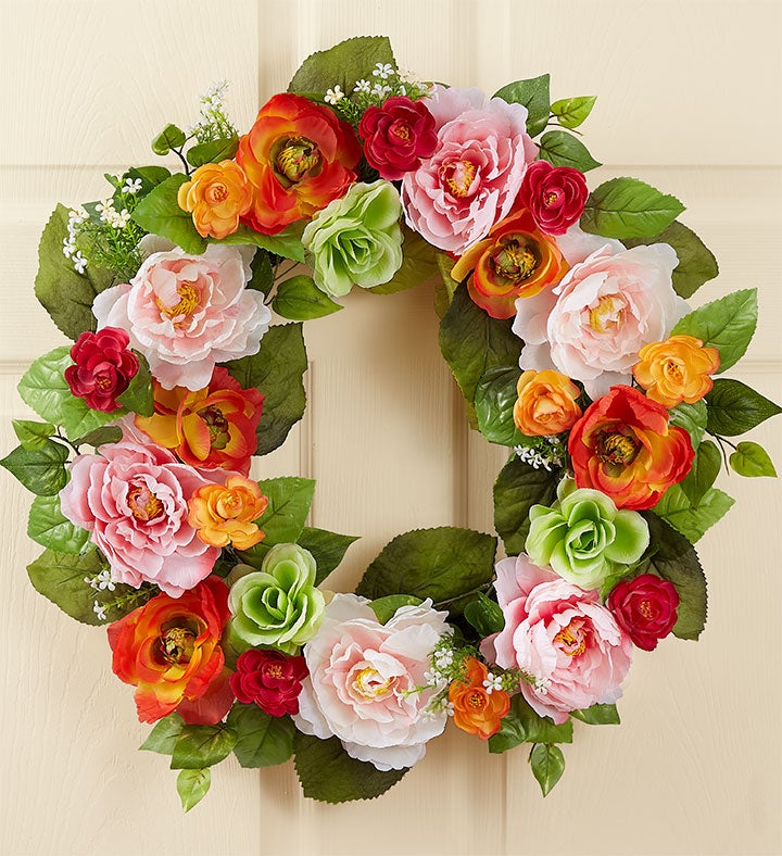 Garden Delight Wreath   22”