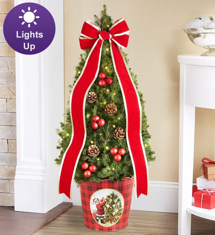 Luxury Christmas Decorated Spruce Tree