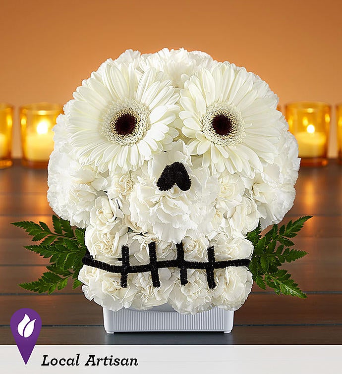 Spooky Skull Flower Arrangement™
