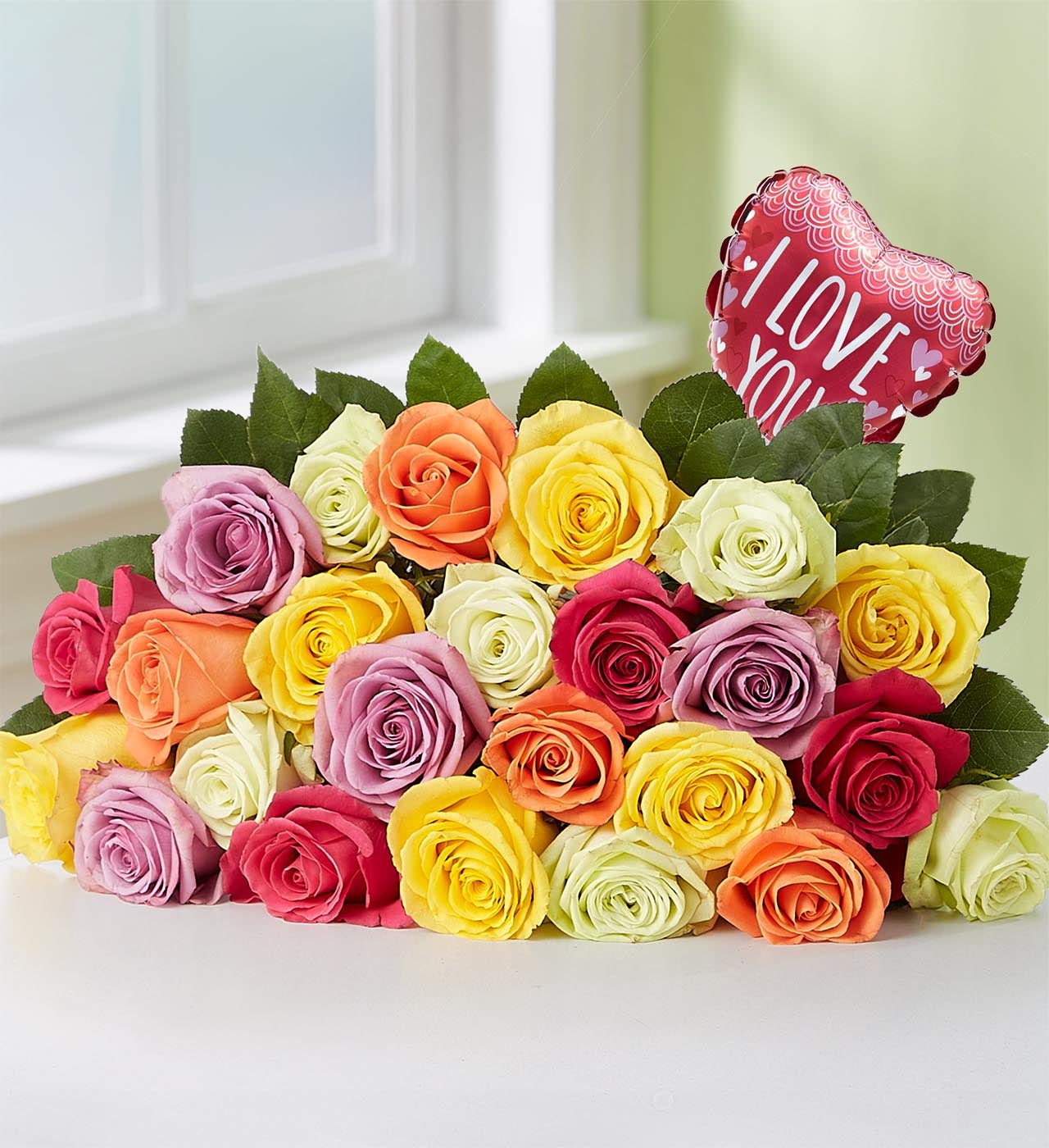 I Love You Assorted Roses