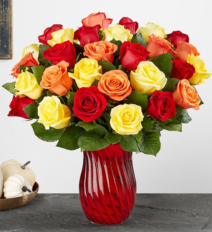 36 Stems Autumn Roses: Save 25%