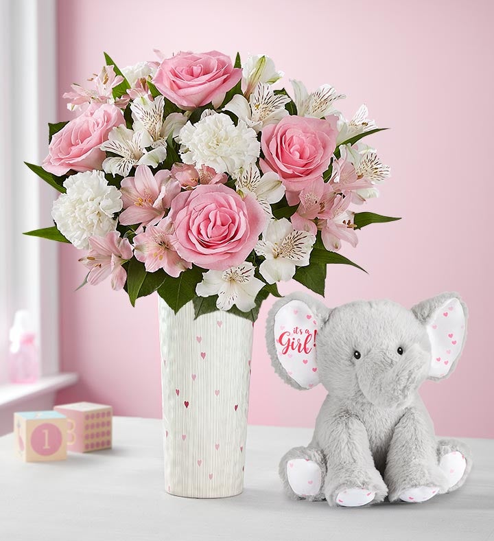 Baby fashion girl flowers and gifts