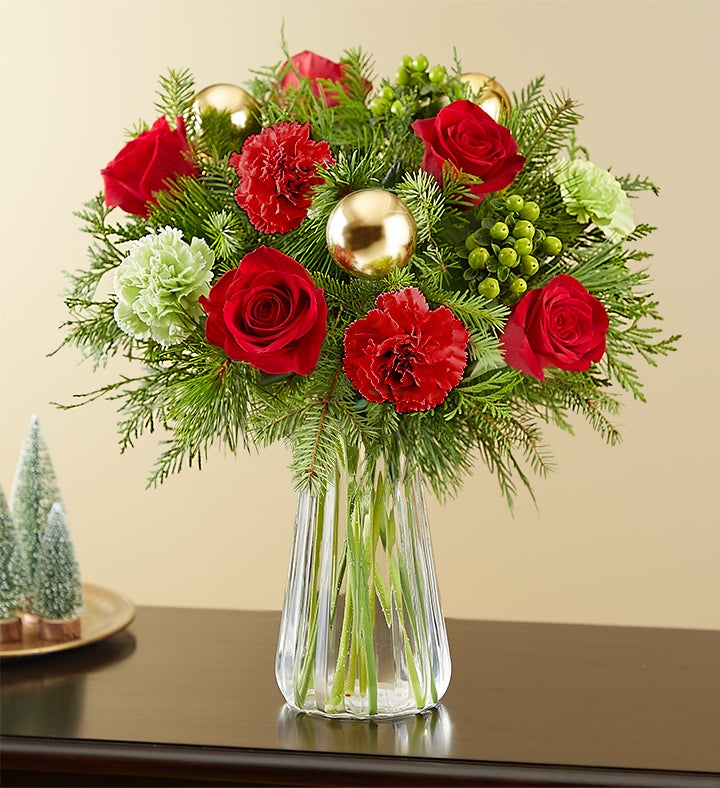 Colors of Christmas™ Bouquet + Free Vase