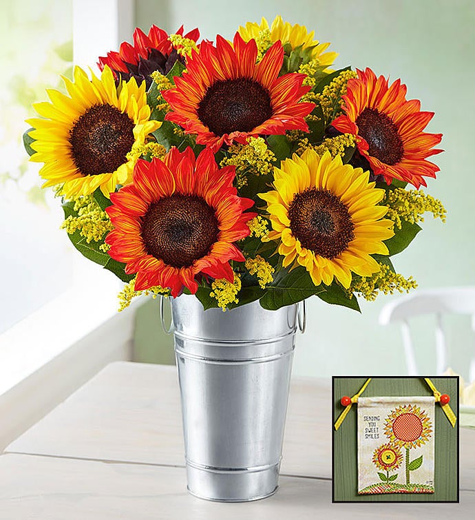 Happy Days Sunflowers + Free Sunflower Banner