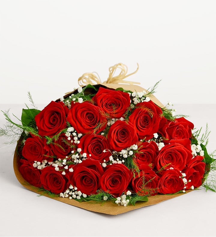 ◆iseei PEスプール36mm◆ Rose Elegance™ Long Stem Red Roses Bouquet Only