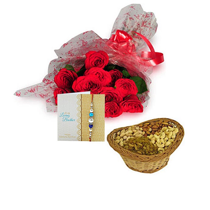 Roses with dryfruits