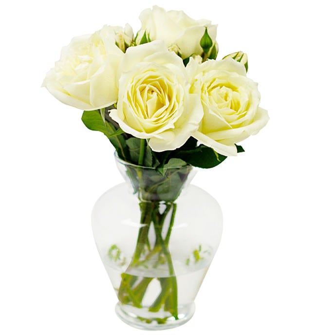 Corner Flower - White