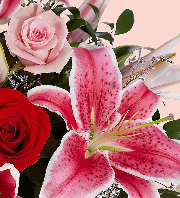 Marquis by Waterford® Blushing Rose & Lily Bouquet