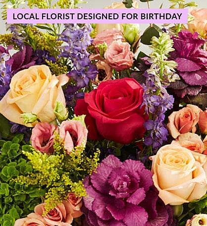 Happy birthday flowers for your love