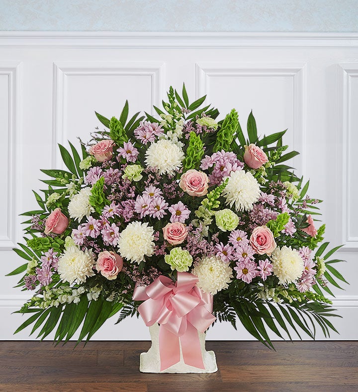 Heartfelt Tribute™ Floor Basket- Pastel
