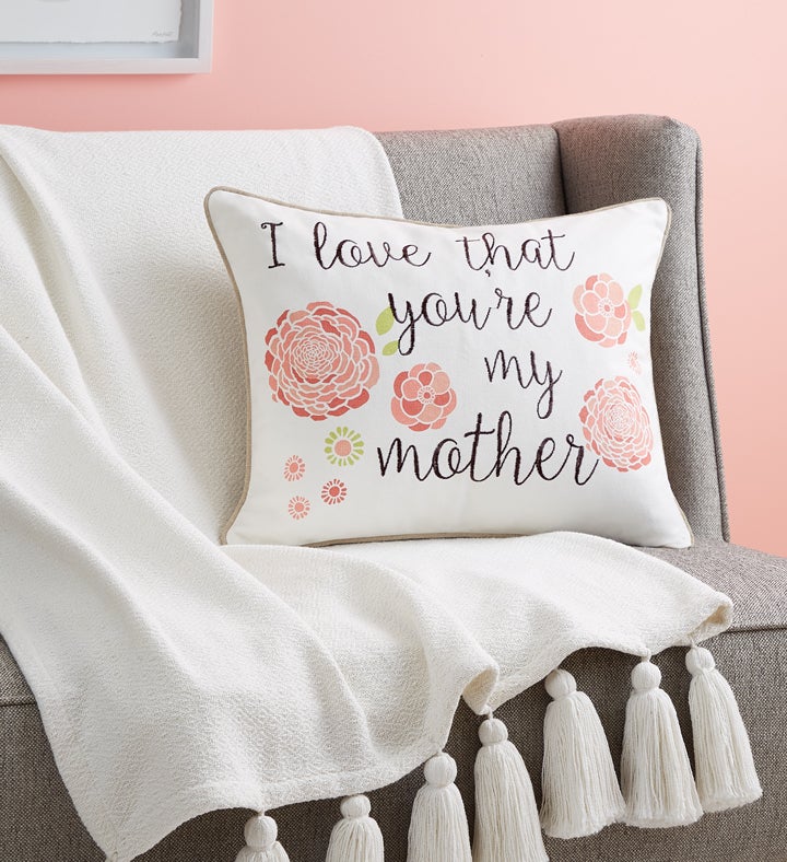 I Love My Mother Pillow & Throw Blanket