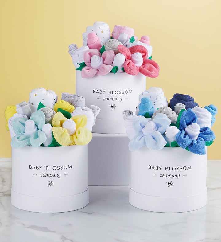 Baby Blossom® Hat Box Gift Set  Pink, Blue, or Yellow