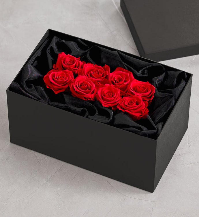 Magnificent Roses® Preserved Red Reflection Roses