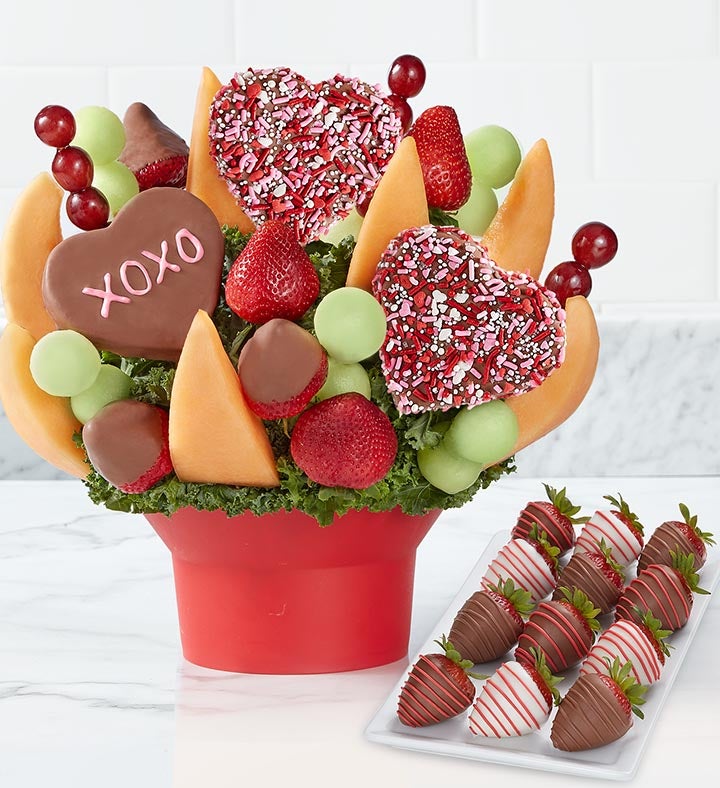 Hearts and Kisses™ Fruit Arrangement