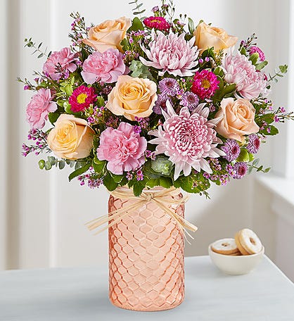 Pink Roses & Flowers Bouquet   Flower Arrangements & Delivery