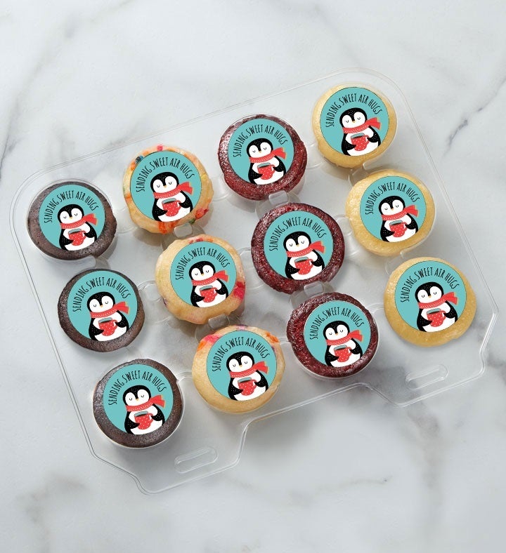 24-Pack Penguin Birthday Party Cupcake Rings 
