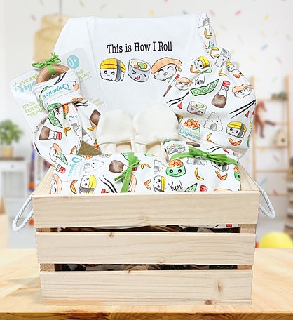 Sushi "This is How I Roll" Gift Basket