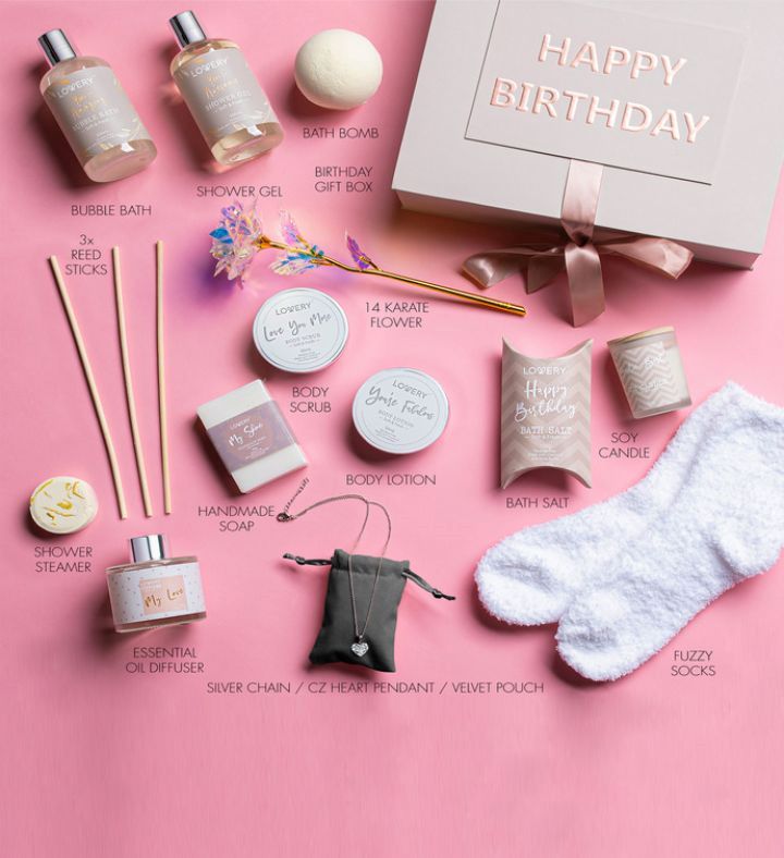 Happy Birthday Bath Spa Gift Set For Women