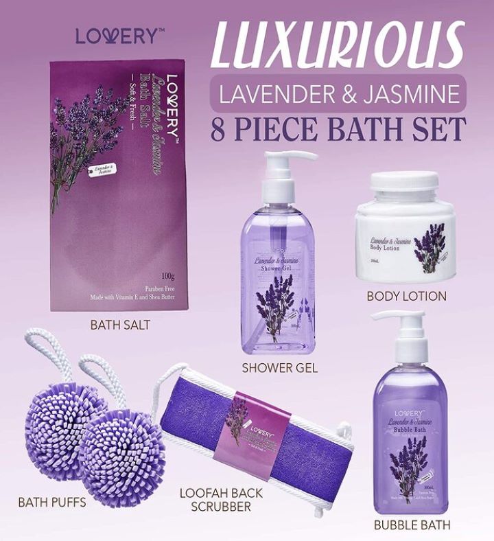 Lavender & Jasmine Spa Set